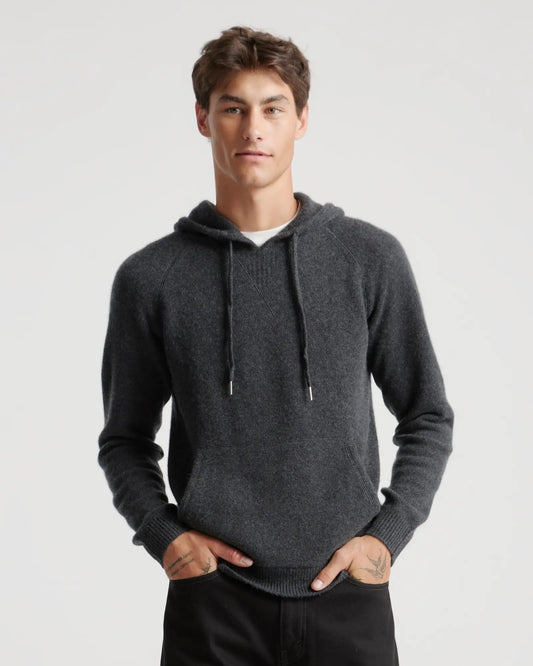 Mongolian Cashmere Pullover Hoodie